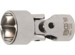 Bgs Giunto Cardanico A Bussola Esagonale Con Attacco Quadro 10 Mm (3/8") Sw 18 Mm - 2458"