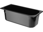 Hendi Eiscreme-BehäLter Polycarbonat, 5L, Schwarz, 360X165X(H)120Mm