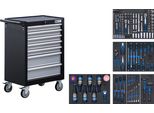 Bgs Carrello Da Officina 7 Cassetti Con 227 Utensili - 6069