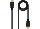 Nanocable Cavo Hdmi 2.0 4K 10.15.3800/ Hdmi Maschio - Hdmi Maschio/ 50 Cm/ Nero