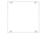 Emos Cornice Per Pannello Led 60X60Cm, Senza Viti, ZR9034