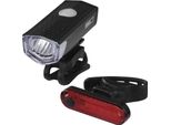 Luce Per Bicicletta Ricaricabile A Led Anteriore + Posteriore P3923, 90 Lm