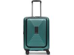 Redolz Carrello Con Scomparto Per Laptop Essentials 14 Trolley ( Exp. With Front Pocket ) Pearl-Green Metallic Verde