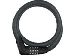 Serratura A Cavo Corazzato Abus Steel-O-Flex Tresorflex 6615C + Staffa Scmu - Serratura A Combinazione In Cavo D'acciaio Con Armatura In Manicotti D'acciaio - Livello Di Sicurezza Abus 5 - 120 Cm