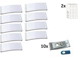 Badgepoint Nome Scudo Polar POL30MA66-10DR 70X30Mm E.St 10St.