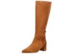 Stiefel HÖGl "HöGl Stiefel Leder", Damen, Gr. 36, Braun (Camel), Leder, Schuhe Stiefel