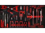 Ks Tools Set Di Pinze E Chiavi Angolari Con Impugnatura A T E Inserto In Schiuma 24 Pezzi - 813.0024