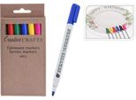 Set Di 6 Pennarelli Per Piatti 6 Colori