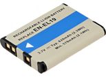 Batteria T6 Power Per Fotocamera Digitale Nikon, Numero Di Parte EN-EL19, Li-Ion, 3,7 V, 620 Mah (2,3 Wh), Nero
