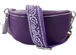 Cintura Borsa Viola/Viola Florence Borsa Tracolla In Pelle Coordinata D2OTM808V