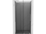 Mexen Velar L Porta Doccia Scorrevole 90 Cm, Grafite, Cromo - 871-090-003-41-01