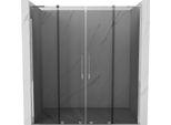 Mexen Velar L Duo Porta Doccia Scorrevole 170 Cm, Grafite, Cromo - 871-170-003-42-01