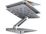 Axagon HMC-STND, Supporto Per Notebook Da 10"-16"", Hub Usb 5Gbps, 3X USB-A, Hdmi 4K/60Hz, RJ-45, Pd 100W, Cavo USB-C 60Cm"