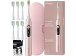Spinel Care Smileon Spazzolino Sonico Rosa Con Custodia 6 Attacchi Timer Usb