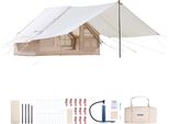 Vevor Tende Gonfiabili Da Campeggio 3X2X2 M, 3-5 Persone, 300D Oxford Attacco Per Stufa 4 Stagioni, 2 Porte E Finestre A Rete Borsa Di Stoccaggio Inclusa