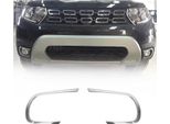 Cornice Fendinebbia Per Dacia Duster 2018-2021 In Acciaio Inox 2X