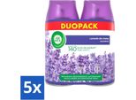 Air Wick Freshmatic – Ricarica Per Deodorante Per Ambienti – Profumo Puro Di Lavanda – Set – 2 X 250 Ml - Confezione Risparmio - 5 Pezzi