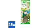 Bastoncini Profumati Air Wick Per Oli Essenziali – Fresia E Gelsomino – 30 Ml - Confezione Risparmio - 25 Pezzi