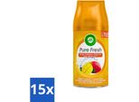 Air Wick Freshmatic – Ricarica Per Deodorante Per Ambienti – Mango Tropicale – 250 Ml - Confezione Risparmio - 15 Pezzi