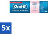 Dentifricio Oral-B Pro Expert – Sensitive & Sbiancante – 75 Ml - Confezione Risparmio - 5 Pezzi