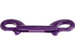 90 Mm 316 Acciaio Inox Immersione Doppia Testa Gancio Rapido Carne Gancio A Molla Per Bcd Viola