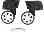 Bagagli -Ruote Universali Ammortizzatore Silenzioso Sostituzione Valigia Caster Per Viaggiare 2Pcs
