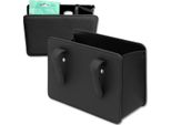 Edibazzar | Organizzatore Universale Per Auto, Nero, In Ecopelle