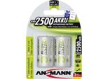 Ansmann 5030912 1X2 Ansmann Maxe Nimh Batteria Ricaricabile Baby C 2500 Mah 5030912
