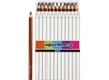 Matite Colorate Triangolari Jumbo - Marrone, 12 Pz.