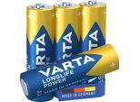 20X Batteria Varta 46815 Longlife Power LR6/AA (Mignon) (4906), 4 Pz. In Blister - Batteria Alcalino-Manganese (Alcalina), 1,5 V