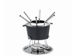 Kela Keuken Comore Set Per Fonduta 800 Ml 11 Pezzi Nero