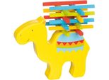 Goki 56781 Gioco Del Cammello Impilabile 11,8 X 2,4 X 10 Cm, Legno, 61 Pezzi, Colorato