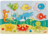 Goki Puzzle Educativo In Legno Con Maniglie Mondo Marino