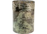 Lanterna Clayre & Eef Ø 18X25 Cm Vetro Verde