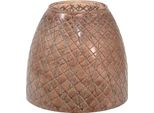 Lanterna Clayre & Eef Ø 20X20 Cm Vetro Marrone