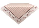 Tovaglia Clayre & Eef 150X150 Cm In Cotone Marrone Bassotto