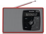 Technisat Digitradio 2 Radio Da Tavolo Dab+, Fm Dab+, Fm, Bluetooth® Funzione Sveglia Rosso-Argento (0003/3910)