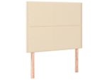 Vidaxl Testiere 2 Pezzi Tessuto Crema 100X5X78/88 Cm