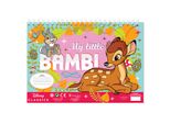 Disegni Da Colorare Di Bambi Con Stencil E Foglio Di Adesivi
