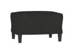 Sgabello Nero 60X50X41 Cm In Tessuto