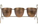 Portapiante Clayre & Eef 47X14X23 Cm Ferro Color Rame