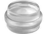 Walteco Fermaporta, Diametro 38X21 Mm, Trasparente, Autoadesivo