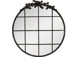 Specchio Clayre & Eef 81 Cm Ferro Nero