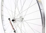 Roland Ruota Anteriore 28 Forcellini Alluminio Cavalletto Zinco Argento Spk