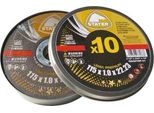 Disco Da Taglio Per Metalli Premium T41, Ø 125 X 1 X 22,23 Mm, 10 Pezzi, Stayer