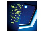 I Toi-Toys Brillano E Si Illuminano Nel Percorso Spaziale Di Dark Space