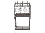 Portapiante Clayre & Eef 48X36X102 Cm In Metallo Marrone