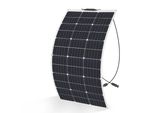 Pannello Solare Da 100 W, Design Impermeabile, Utilizzato Per Camper, Barche, Auto, Roulotte E Attività All'aperto, 18 V 100 W