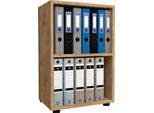 Scaffale E Libreria Dell'ufficio Ulas Rovere Al Miele A. 74 X L. 49 X P. 32 Cm