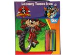 Libro Specials Nederland Bv Looney Tunes Colorbook Box Con Matite Colorate